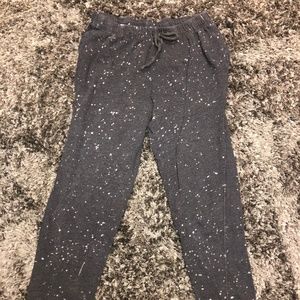 black joggers